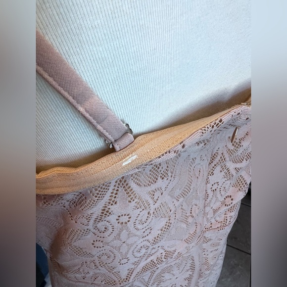 NWOT Dress The Polulation Leanne Lace Mini Dress in Blush-Tagged XL fits like M - Picture 7 of 14